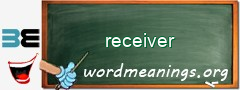 WordMeaning blackboard for receiver